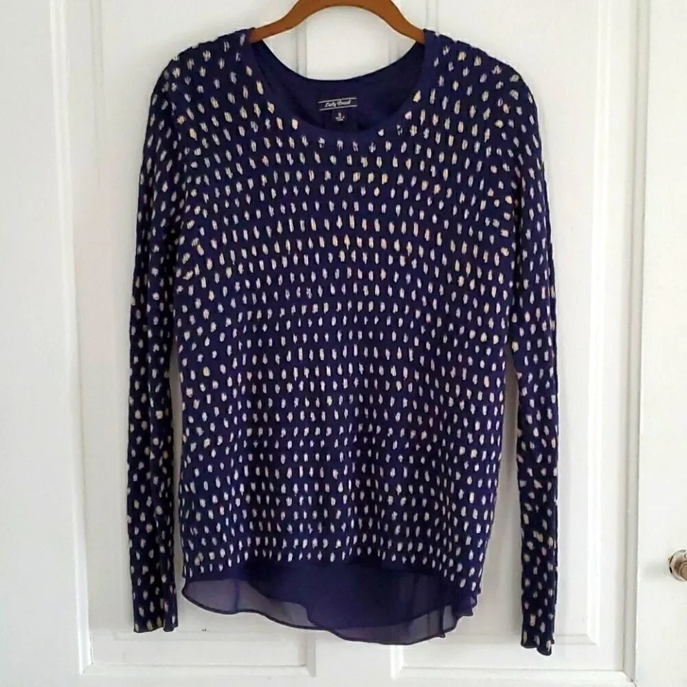 Lucky Brand Split Back Sweater - Picture 2 of 10